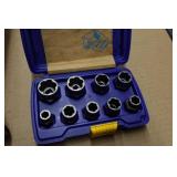 Irwin Hanson 54019 9 Piece Bolt Extractor Set