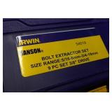 Irwin Hanson 54019 9 Piece Bolt Extractor Set
