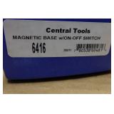 Central Tools 6416 Magnetic Base with On/Off Switch