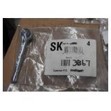 Assorted S-K Tools - Ratchet, Adjustable Wrench, Sliding T-Handle