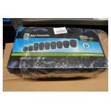 Grey Pneumatic 1" Drive 9 Piece Large Truck Impact Socket Set