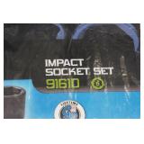 Grey Pneumatic 1" Drive 9 Piece Large Truck Impact Socket Set