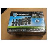 Grey Pneumatic 6-Piece 1/4" Drive Metric Universal Impact Socket Set