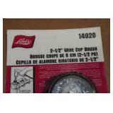 *2* Lisle 2-1/2" Wire Cup Brushes