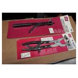 Lisle Flywheel Turner and Flat Band Hose Clamp Pliers