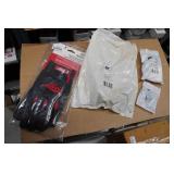 Lisle Work Gloves, Bolt-On Wheel Creeper, Hose and Crocodile Clip