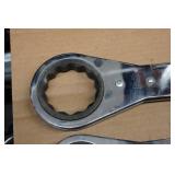 Lang Tools Flat Ratcheting Wrenches - 2" & 1-7/16"