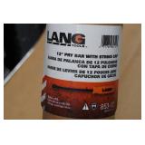 Lang Tools 12" Pry Bar with Strike Cap