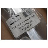 *2* Kastar 17mmx19mm Front Axle Hexagon Driver Wrench for Metric Motorcycles