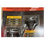 GearWrench 3-Piece Metric Drive Adapter Set and Ratcheting Wrenches