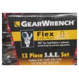 GearWrench 13-Piece SAE Flex Head Ratcheting Wrench Set