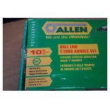 Allen 10-Piece Ball End T-Thru Handle Set