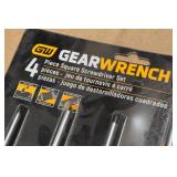 GearWrench 4-Piece Square Screwdriver Set