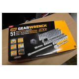 GearWrench 51-Piece SAE/Metric Socket Set - 1/4" Drive - 90T