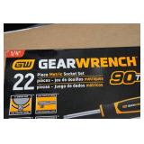 GearWrench 22-Piece 1/4" Drive Metric Socket Set - 90T