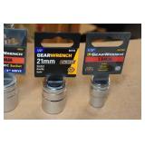 Assorted GearWrench Sockets and Deep Sockets