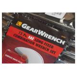 GearWrench 15-Piece SAE Long Fixed Combination Wrench Set