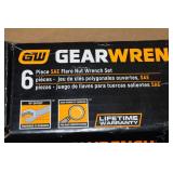 GearWrench 6-Piece SAE Flare Nut Wrench Set