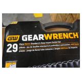 GearWrench 29-Piece 3/8" Drive Metric Standard & Deep Impact Socket Set