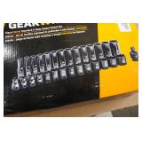 GearWrench 29-Piece 3/8" Drive Metric Standard & Deep Impact Socket Set