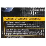 GearWrench 29-Piece 3/8" Drive Metric Standard & Deep Impact Socket Set