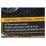 GearWrench 25-Piece 1/2" Drive Metric Impact Socket Set