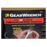 GearWrench 9-Piece SAE XL X-Beam Combination Ratcheting Wrench Set