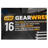 GearWrench 16-Piece Metric Flex-Head Ratcheting Wrench Set