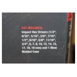 Sunex 2637 1/2" Drive 20 Piece Impact Hex Driver Master Set - SAE/Metric