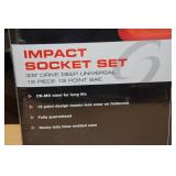 Sunex 3677 3/8" Drive 12Piece SAE Deep Universal Impact Socket Set