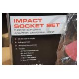 Sunex 4405 5 Piece 3/4" Drive Impact Adapter/Universal Joint Set