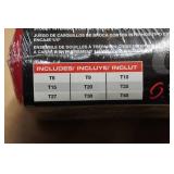 Sunex 9717 1/4" Drive 9 Piece Stubby Internal Star Bit Socket Set