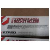 *2* EZ Red 3" Magnetic Flexible 8 Socket Holders