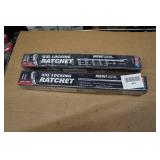 *2* EZ Red 1/4" Drive XXL Locking Flex Head Ratchets