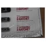 EZ Red Set of 3 Extendable Ratchets