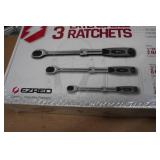 EZ Red Set of 3 Extendable Ratchets