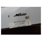 Milton 501 Inflator Gage with Hose and Lock On Chuck