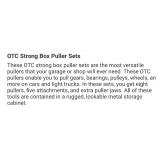OTC 1676 Puller Set