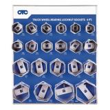 OTC Truck Wheel Bearing Locknut Socket Set with Display