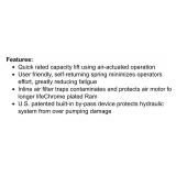Omega Lift 23301C 30-Ton Air/Hydraulic Axle Jack
