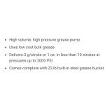 Aurora AC495 High Pressure Grease Pump 2000 PSI