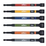 *6* Wiha 70487 Magnetic Nut Setter Sets Metric