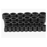 Grey Pneumatic 8029 3/4" Drive 29-Piece SAE Impact Socket Set