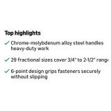 Grey Pneumatic 8029 3/4" Drive 29-Piece SAE Impact Socket Set