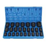 Grey Pneumatic 8026M 3/4" Drive 26-Piece Metric Impact Socket Set