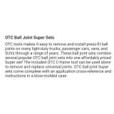 OTC 6530 Ball Joint Remover/Installer Set