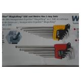 Wiha 22-Piece ErgoStar MagicRing SAE and Metric Hex L-Key Sets