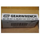 *2* GearWrench 10-Piece SAE XL Flex Gear Box Ratcheting Wrench Set