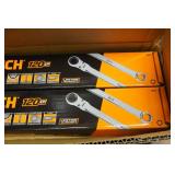 *2* GearWrench 10-Piece SAE XL Flex Gear Box Ratcheting Wrench Set