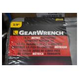 *3* GearWrench 10-Piece 3/8" Drive Metric Ratcheting Crowfoot Wrench Set